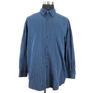 To The Max Cotton Polyester Long Sleeve Button Shirt Mens 18-18.5 34/35 XXL